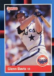 1988 Donruss Baseball Cards    184     Glenn Davis